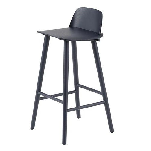 Nerd baarituoli 75 cm - metallisen jalkatuen kanssa - Midnight Blue