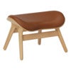 A Conversation Piece Ottoman Rakkaus Oak/Umage Leather Cognac