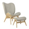 A Conversation Piece Ottoman Rakkaus Oak/White Sands