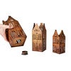 Kynttilälyhty Talot Village 3-pack