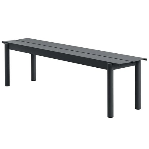 Linear Steel Penkki 170x34 cm Anthracite Black 