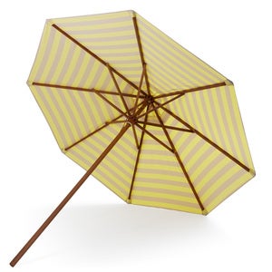 Messina Aurinkovarjo Ø300 Lemon/Sand Stripe