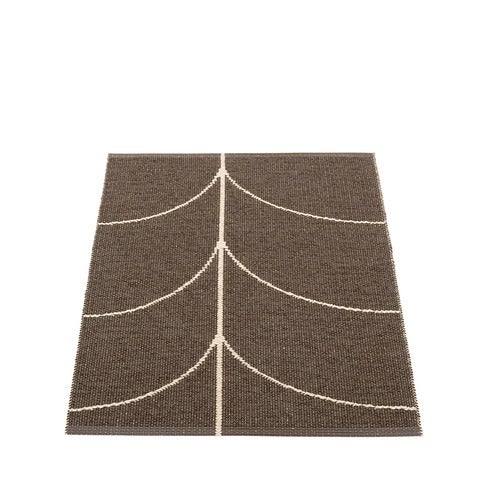 Kudottu Matto Leif Dark Brown 70x90 cm