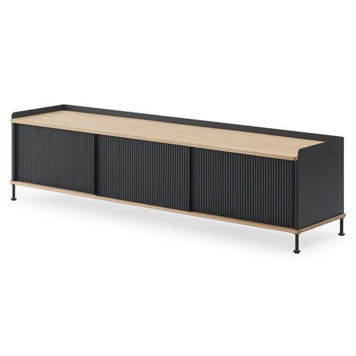 Enfold senkki 186 x 45 cm  - oiled oak Anthracite Black