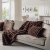 Wave koristetyyny 45x45 cm Darkbrown