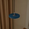 Asteria Micro Kattovalaisin Ø15 cm Petrol Blue/Teräs